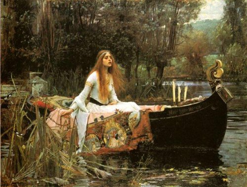 Amazon.co.jp: The Lady of Shalott 1888 Boat byジョン・ウィリアム